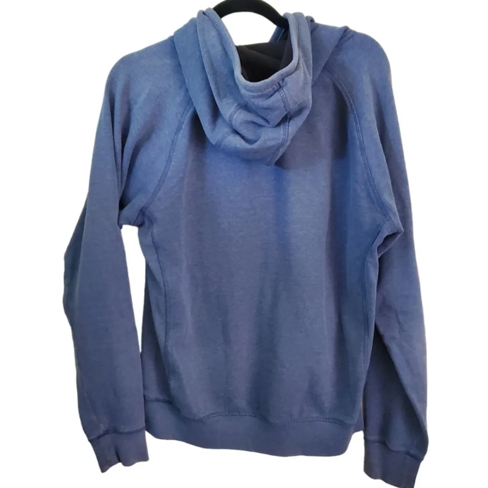 The North Face Blue Spell Out Hoodie Size M